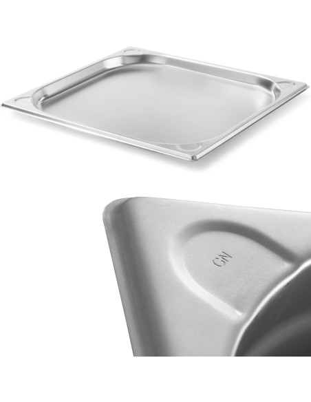 Kitchen Line GN 2/3 plieninis konteineris, aukštis 40 mm - Hendi 806210