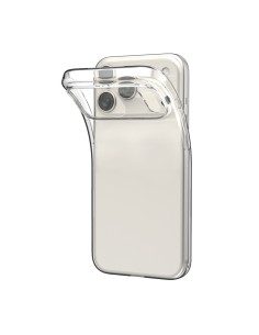 
iPhone 17 Pro Max TPU dėklas 0.3, kūno spalvos, itin plonas – permatomas
