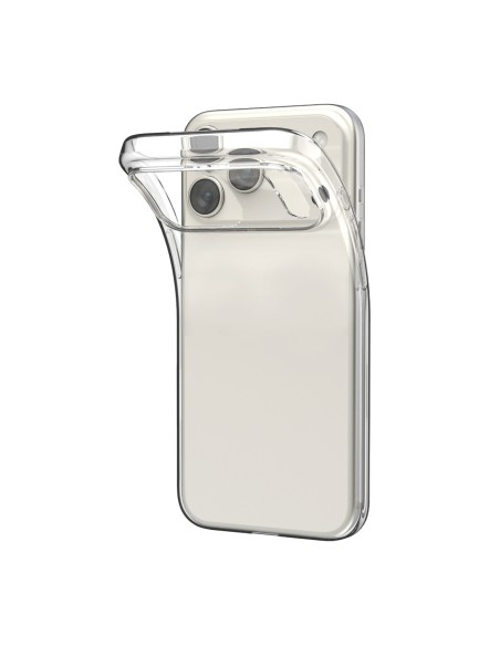 
iPhone 17 Pro Max TPU dėklas 0.3, kūno spalvos, itin plonas – permatomas
