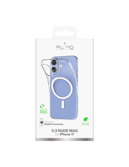 
iPhone 17 TPU 0.3 MAG itin plonas MagSafe dėklas – skaidrus
