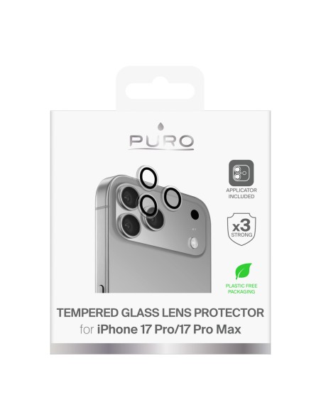 
Grūdintas stiklas, skirtas „iPhone 17 Pro“ / „iPhone 17 Pro Max“ individualiems lęšiams
