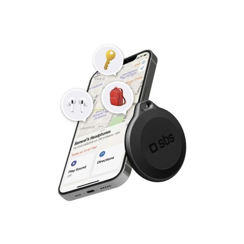 
„Apple Find My Track My Circle“ vandeniui atsparus IP65 suderinamas lokatorius – juodas
