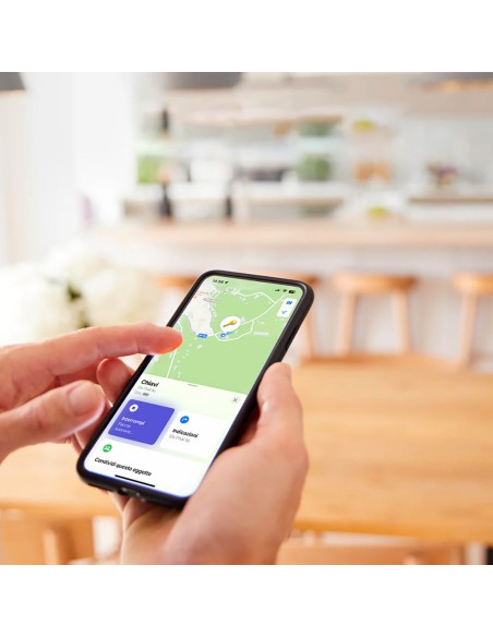 
„Apple Find My Track My Circle“ vandeniui atsparus IP65 suderinamas lokatorius – juodas
