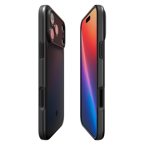 
„iPhone 17 Pro“ plonas „MagSafe“ apsauginis dėklas – juodas
