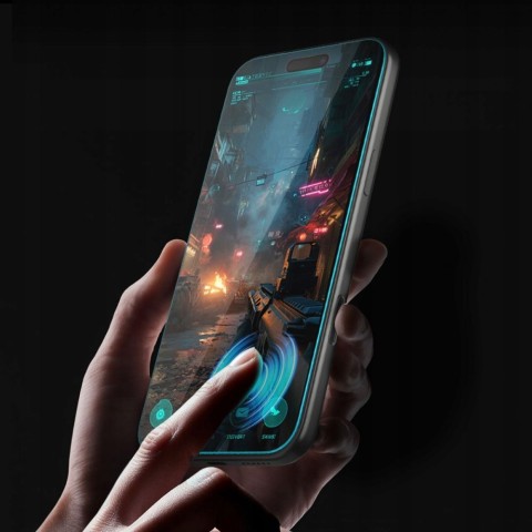 
Privatumo stiklas su aplikatoriumi, skirtas iPhone 16 Pro / 17 / 17 Pro Glas.TR EZ Fit Pro
