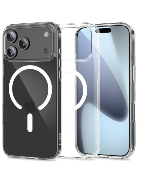 
„iPhone 17 Pro FlexAir Hybrid MagSafe“ dėklas – skaidrus
