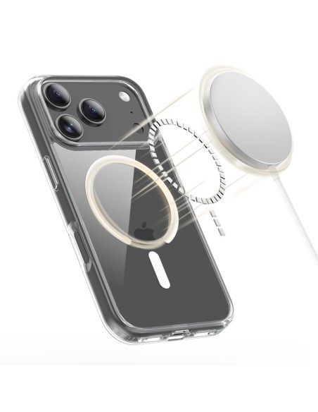 
„iPhone 17 Pro FlexAir Hybrid MagSafe“ dėklas – skaidrus
