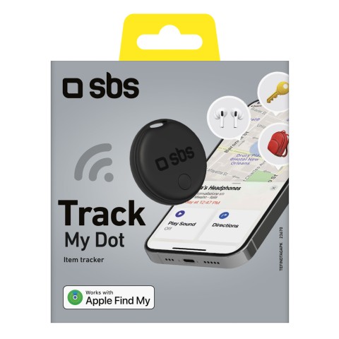 
„Apple Find My Track My Circle“ dviračio raktų ieškiklis – juodas
