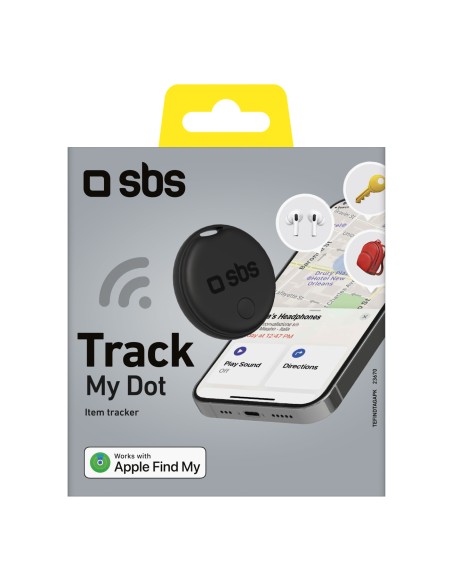 
„Apple Find My Track My Circle“ dviračio raktų ieškiklis – juodas
