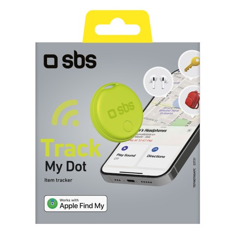 
„Apple Find My Track My Circle“ dviračio raktų ieškiklis – žalias
