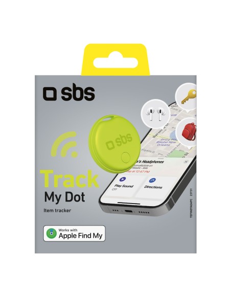 
„Apple Find My Track My Circle“ dviračio raktų ieškiklis – žalias
