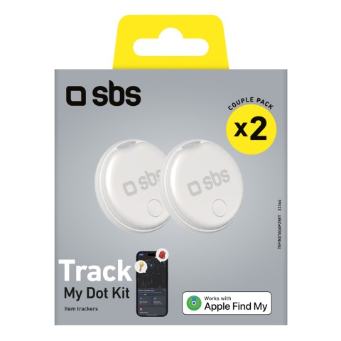 
Dviračio raktų ieškiklis, suderinamas su „Apple Find My Track My Circle“, baltas - 2 vnt.
