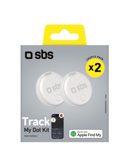 
Dviračio raktų ieškiklis, suderinamas su „Apple Find My Track My Circle“, baltas - 2 vnt.
