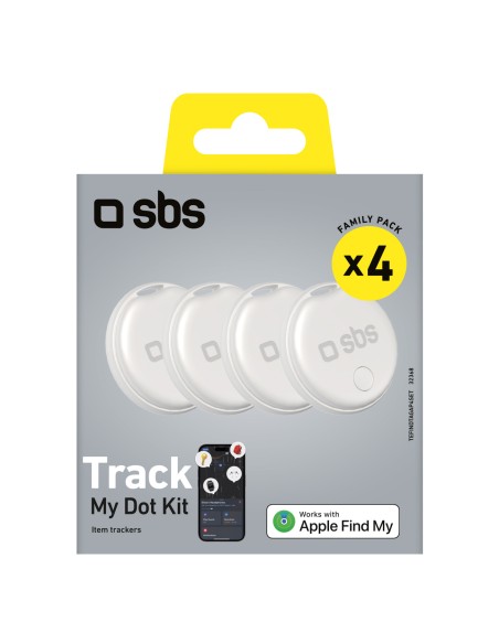 
Dviračio raktų ieškiklis, suderinamas su „Apple Find My Track My Circle“, baltas - 4 vnt.
