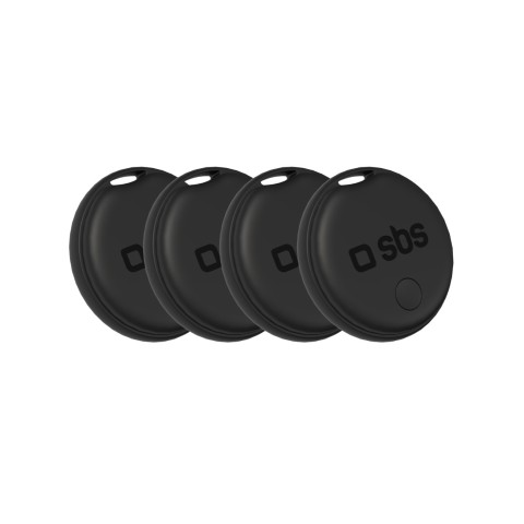 
„Track My Dual“ universalus lokatorius, juodas – 4 vnt. rinkinys
