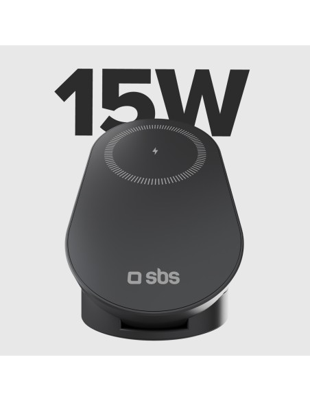 
3 viename belaidis sulankstomas įkrovimo stotelė „iPhone“, „Apple Watch“, „AirPods“ QI2 MFI – juoda
