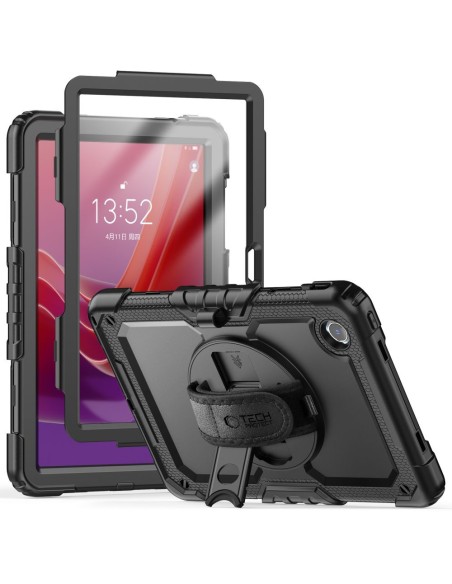 
Dėklas su stovu, laikikliu ir dirželiu, skirtas Lenovo Tab M11& 39 & 39 11.0 TB-330 Solid360 - juodas
