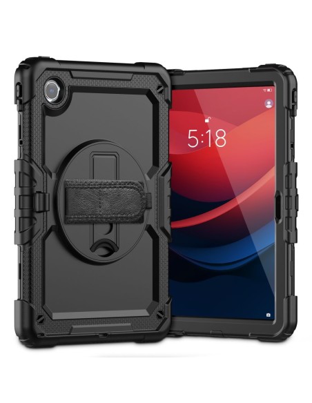 
Dėklas su stovu, laikikliu ir dirželiu, skirtas Lenovo Tab M11& 39 & 39 11.0 TB-330 Solid360 - juodas
