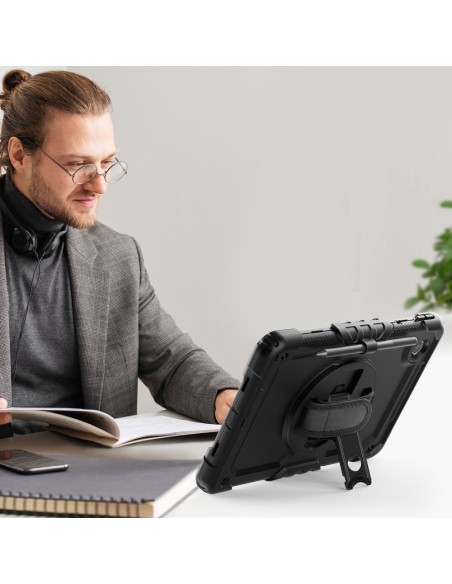 
Dėklas su stovu, laikikliu ir dirželiu, skirtas Lenovo Tab M11& 39 & 39 11.0 TB-330 Solid360 - juodas
