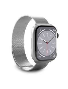 
„Apple Watch“ nerūdijančio plieno Milano apyrankė (42, 44, 45, 49 mm) – sidabrinė
