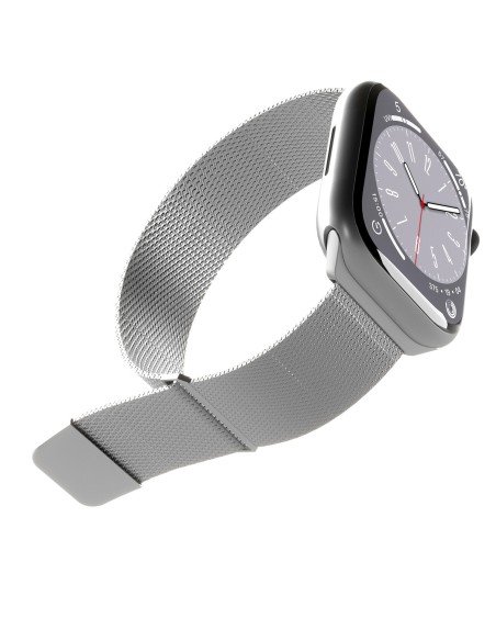 
„Apple Watch“ nerūdijančio plieno Milano apyrankė (42, 44, 45, 49 mm) – sidabrinė
