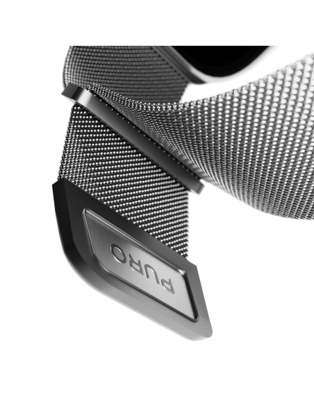 
„Apple Watch“ nerūdijančio plieno Milano apyrankė (42, 44, 45, 49 mm) – sidabrinė
