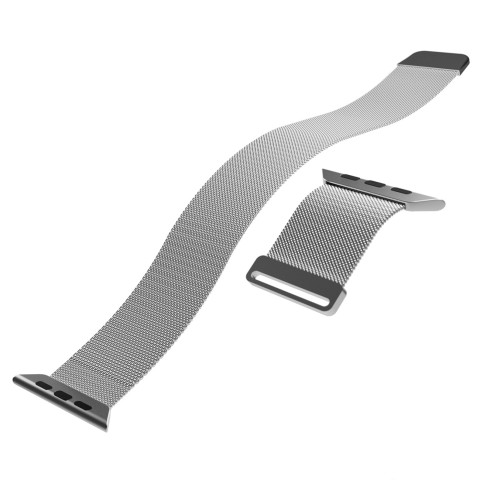 
„Apple Watch“ nerūdijančio plieno Milano apyrankė (42, 44, 45, 49 mm) – sidabrinė
