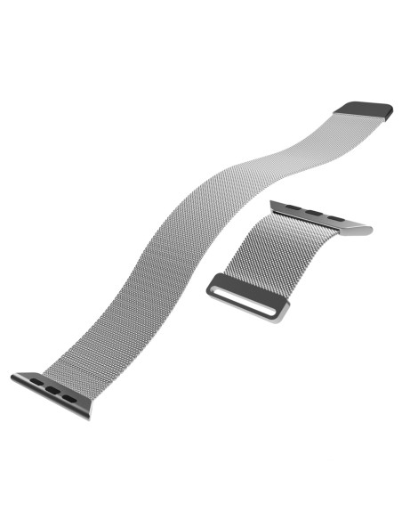 
„Apple Watch“ nerūdijančio plieno Milano apyrankė (42, 44, 45, 49 mm) – sidabrinė
