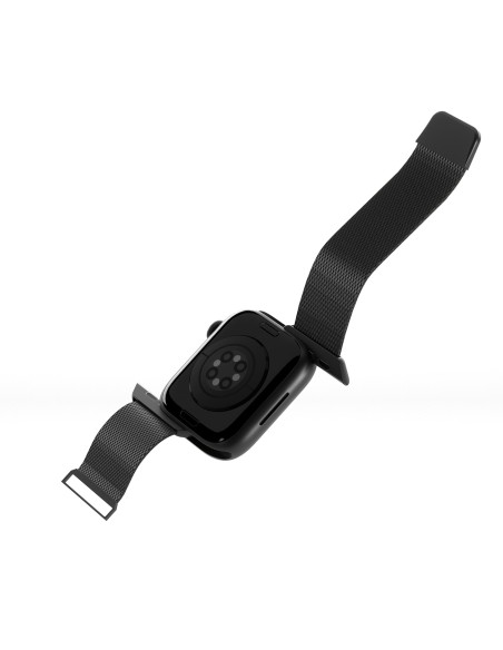 
„Apple Watch“ dirželis, 42, 44, 45, 49 mm, Milano stiliaus – juodas

