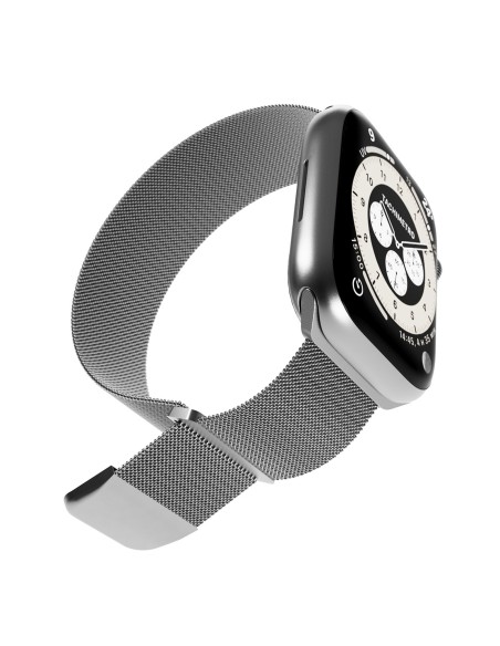 
„Apple Watch“ nerūdijančio plieno Milano apyrankė (38–40–41 mm) – sidabrinė
