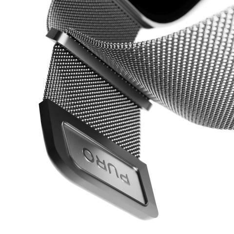 
„Apple Watch“ nerūdijančio plieno Milano apyrankė (38–40–41 mm) – sidabrinė
