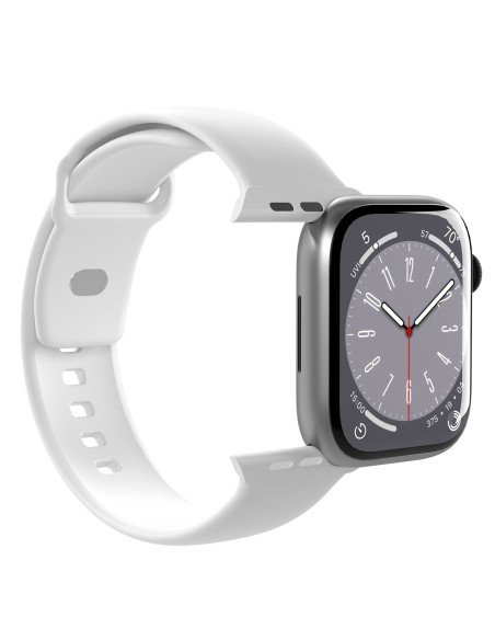 
Silikoninis dirželis Apple Watch 42 44 45 49 mm Icon white - 2 vnt.
