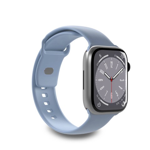 
„Apple Watch 38 40 41 mm Icon“ silikoninis dirželis, šviesiai mėlynas – 2 vnt.
