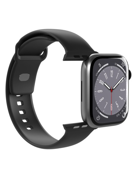 
Silikoninis dirželis Apple Watch 38 40 41 mm Icon juodas - 2 vnt.
