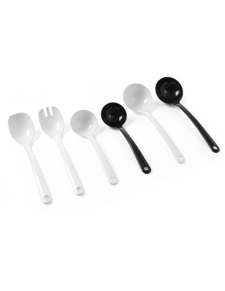 Juodasis melamino kaušas sriuboms ir padažams 0,14 l - Hendi 563755