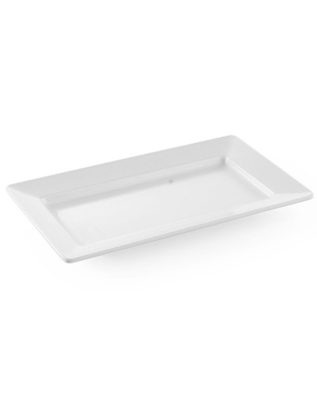 Stačiakampė melamino lėkštė 49,5x27 cm A 5,6 cm balta - Hendi 561515 Stačiakampė melamino lėkštė 49,5x27 cm A 5,6 cm balta - Hendi 561515