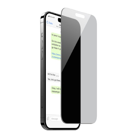 
Grūdintas stiklas, skirtas „iPhone 16“ / „iPhone 15“ privatumo apsaugai
