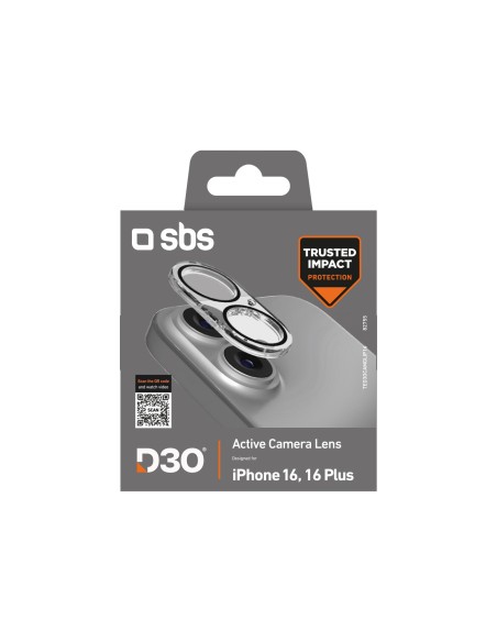 
Grūdintas stiklas iPhone 16 / 16 Plus D3O kamerai
