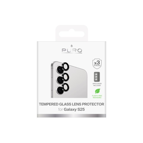 
Grūdintas stiklas „Samsung Galaxy S25“ vieno objektyvo kameros objektyvui
