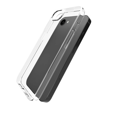 
Silikoninis dėklas, skirtas „iPhone 16“ – skaidrus
