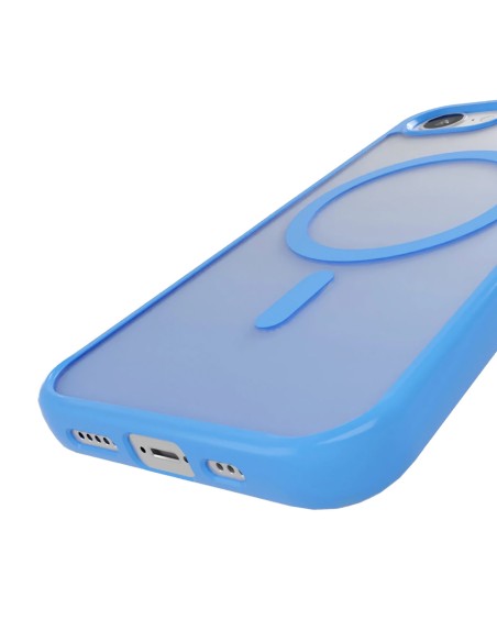 
Silikoninis „iPhone 16e“ dėklas su „MagSafe“ efektu – mėlynas
