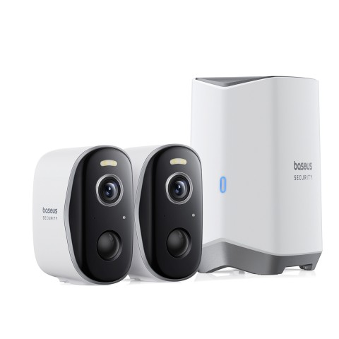
Lauko stebėjimo rinkinys su 2 kameromis, 2K, 16 GB, WiFi – baltas

