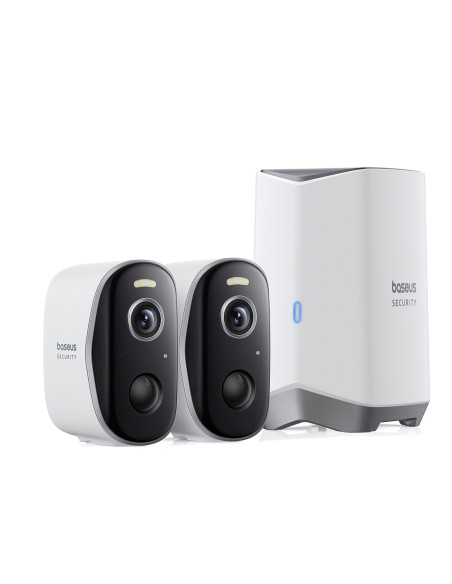 
Lauko stebėjimo rinkinys su 2 kameromis, 2K, 16 GB, WiFi – baltas
