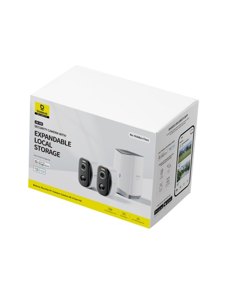 
Lauko stebėjimo rinkinys su 2 kameromis, 2K, 16 GB, WiFi – baltas
