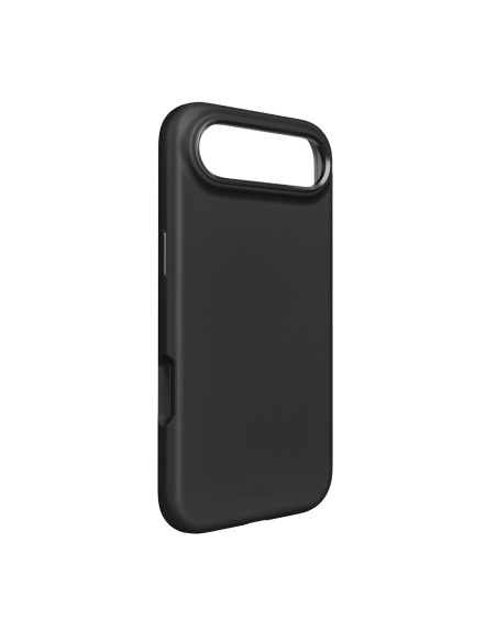 
Silikoninis dėklas, skirtas „iPhone 17 Air“, su kameros apsauga ir aliumininiais „MagSafe“ mygtukais – juodas
