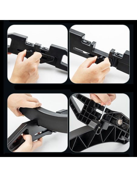 
Stabilus dviračio remonto stovas 3-8 cm dviračio ratui - juodas
