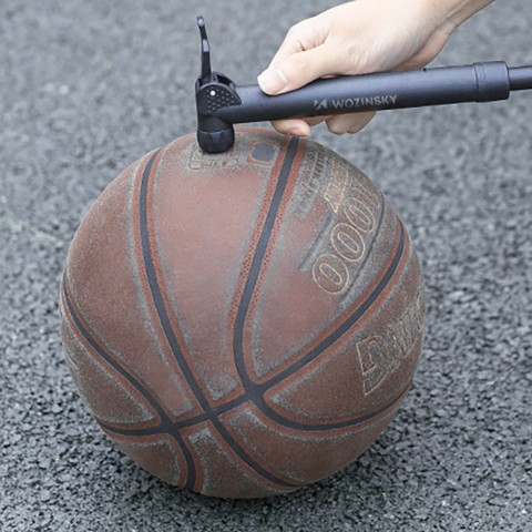 
Kompaktiškas rankinis dviračio siurblys 80 PSI 5,5 bar - juodas
