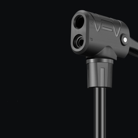 
Dviračio grindų pompa su manometru 160 PSI 11 barų - juoda
