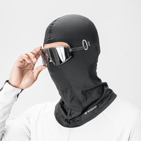 
Balaklava motociklui ar dviračiui su skylutėmis akiniams - juoda
