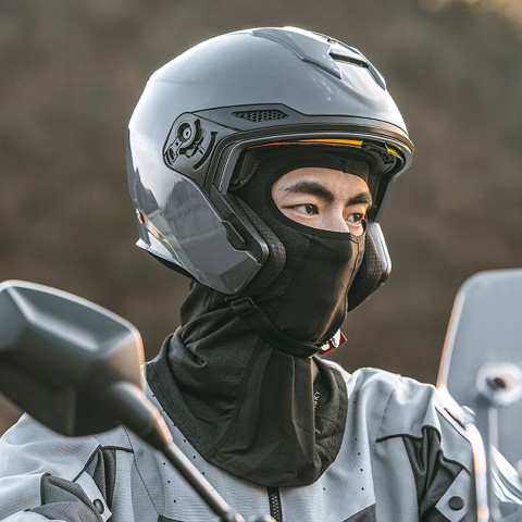
Šalmas veidui, motociklui, dviračiui, žiemai, izoliuotas - juodas
